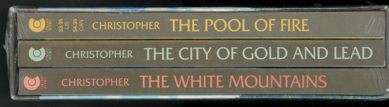 Tripods Trilogy (The White Mountains / The City of Gold and Lead / The Pool of Fire) — back cover