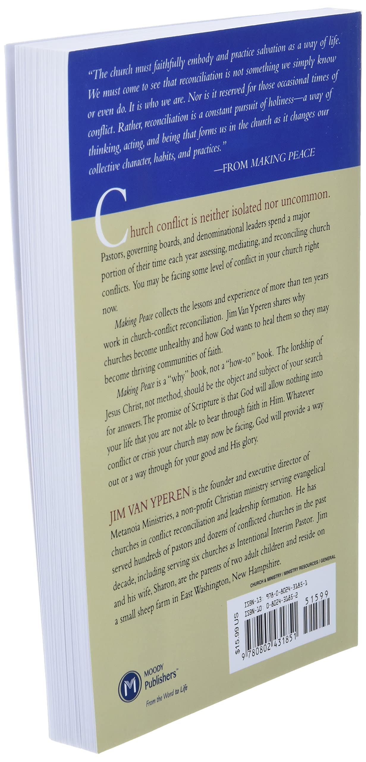 Making Peace: A Guide to Overcoming Church Conflict
