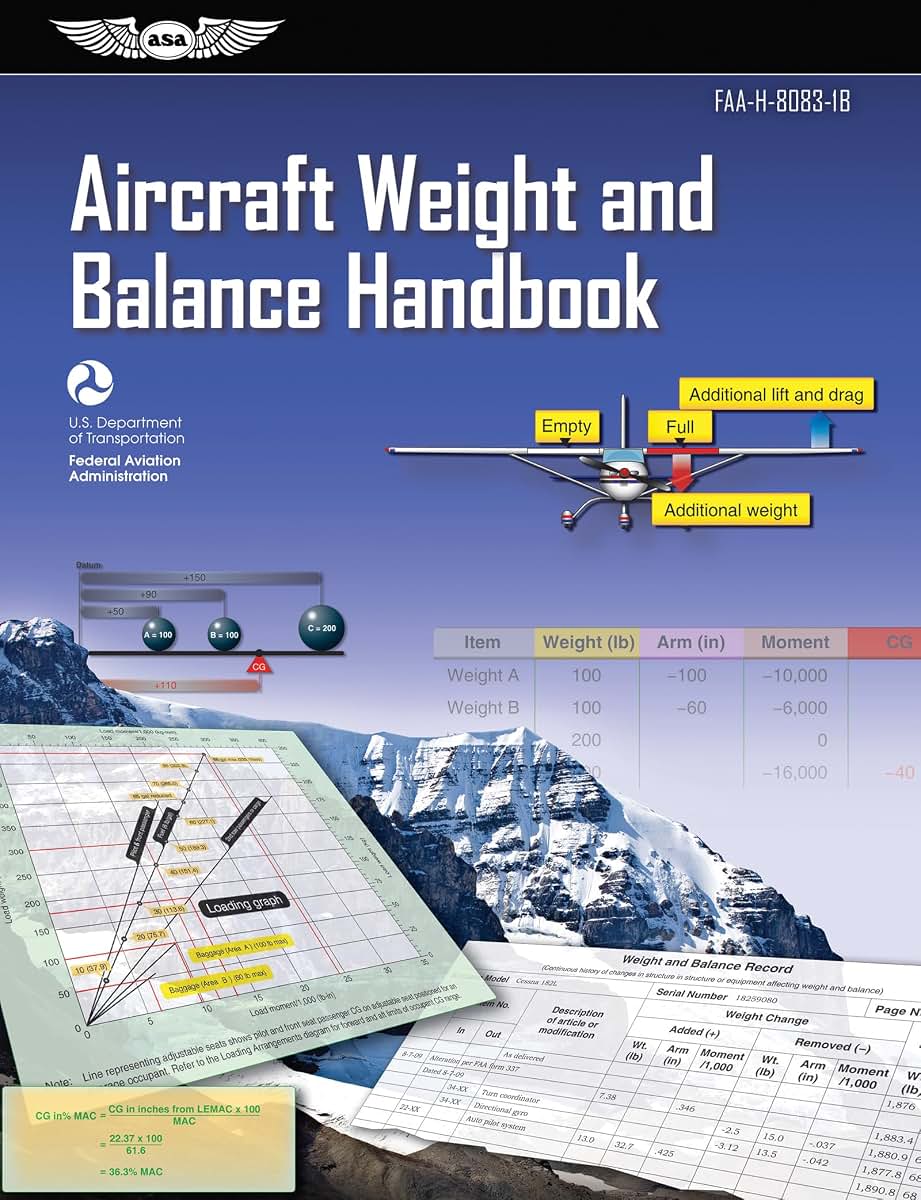 Aircraft Weight and Balance Handbook (2024): FAA-H-8083-1B (ASA FAA Handbook Series)