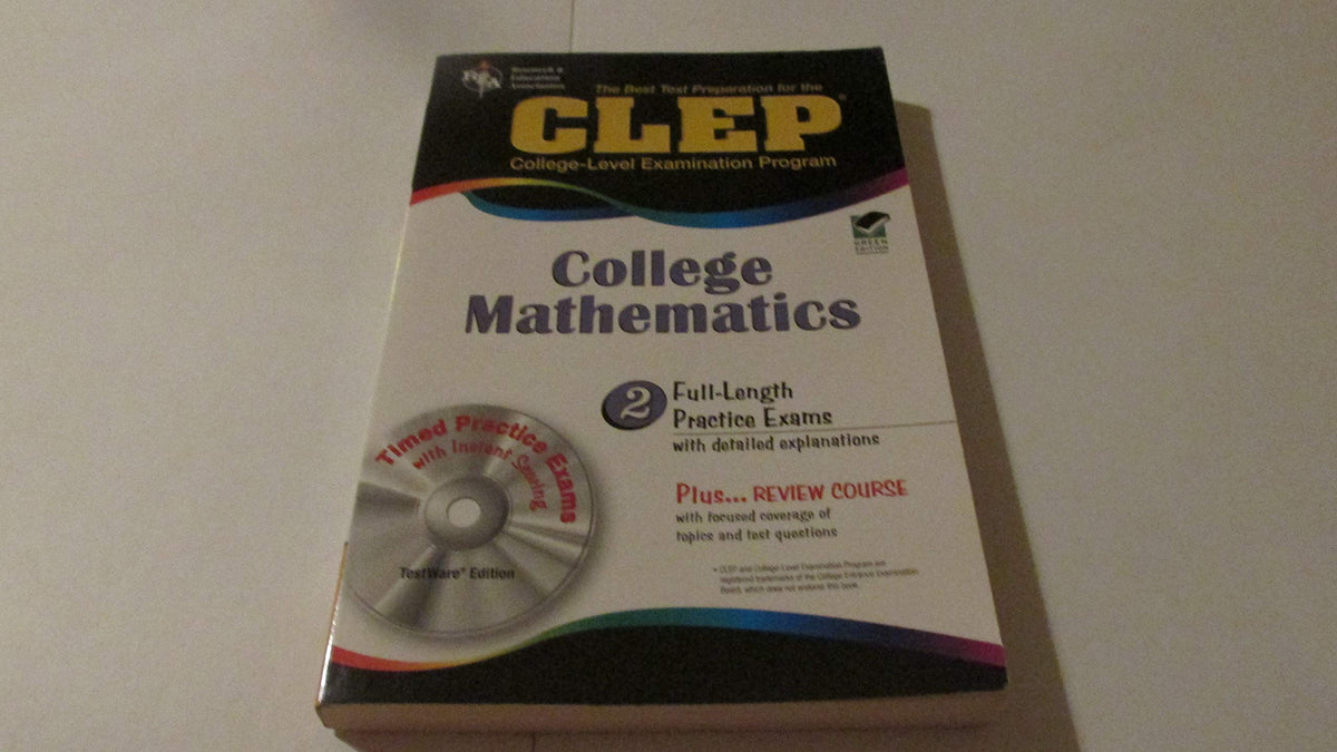 CLEP College Mathematics w/CD-ROM (CLEP Test Preparation)
