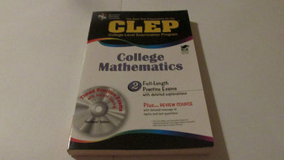 CLEP College Mathematics w/CD-ROM (CLEP Test Preparation)
