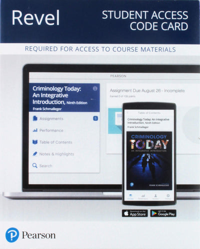 Revel for Criminology Today: An Integrative Introduction -- Access Card