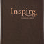 Inspire Catholic Bible NLT (LeatherLike, Dark Brown): The Bible for Coloring & Creative Journaling