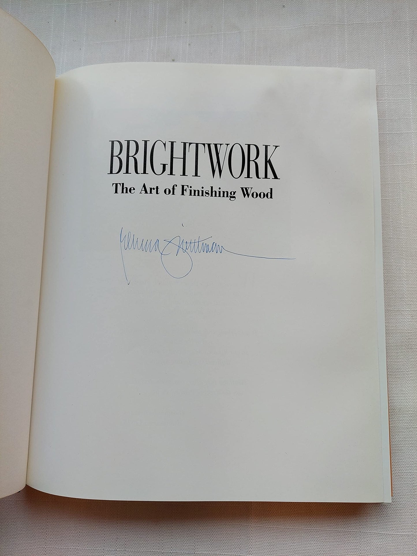 Brightwork: The Art of Finishing Wood