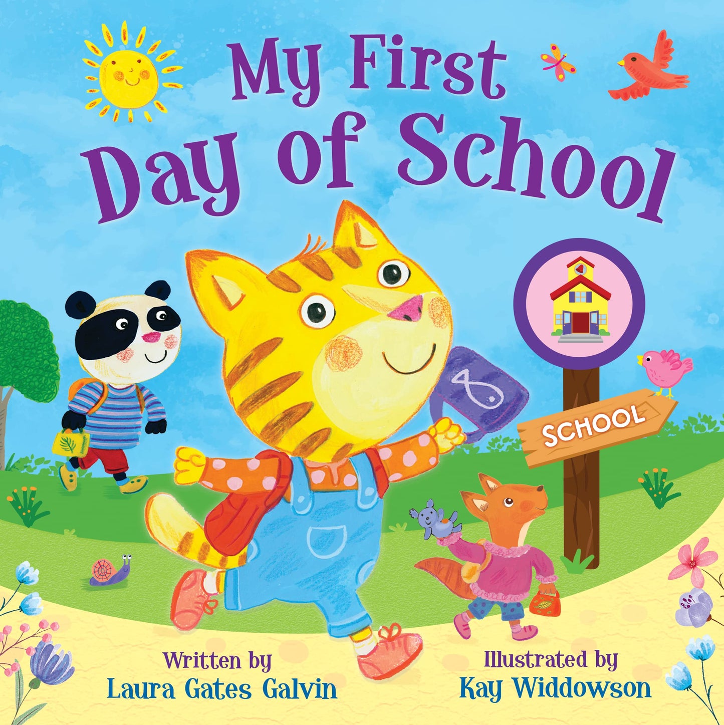 My First Day of School - Story-time Rhyming Board Book for Toddlers, Ages 0-4 - Part of the Tender Moments Series - A Fun Rhyming Story for First Day of Preschool