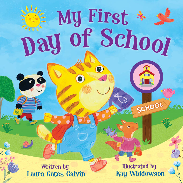 My First Day of School - Story-time Rhyming Board Book for Toddlers, Ages 0-4 - Part of the Tender Moments Series - A Fun Rhyming Story for First Day of Preschool
