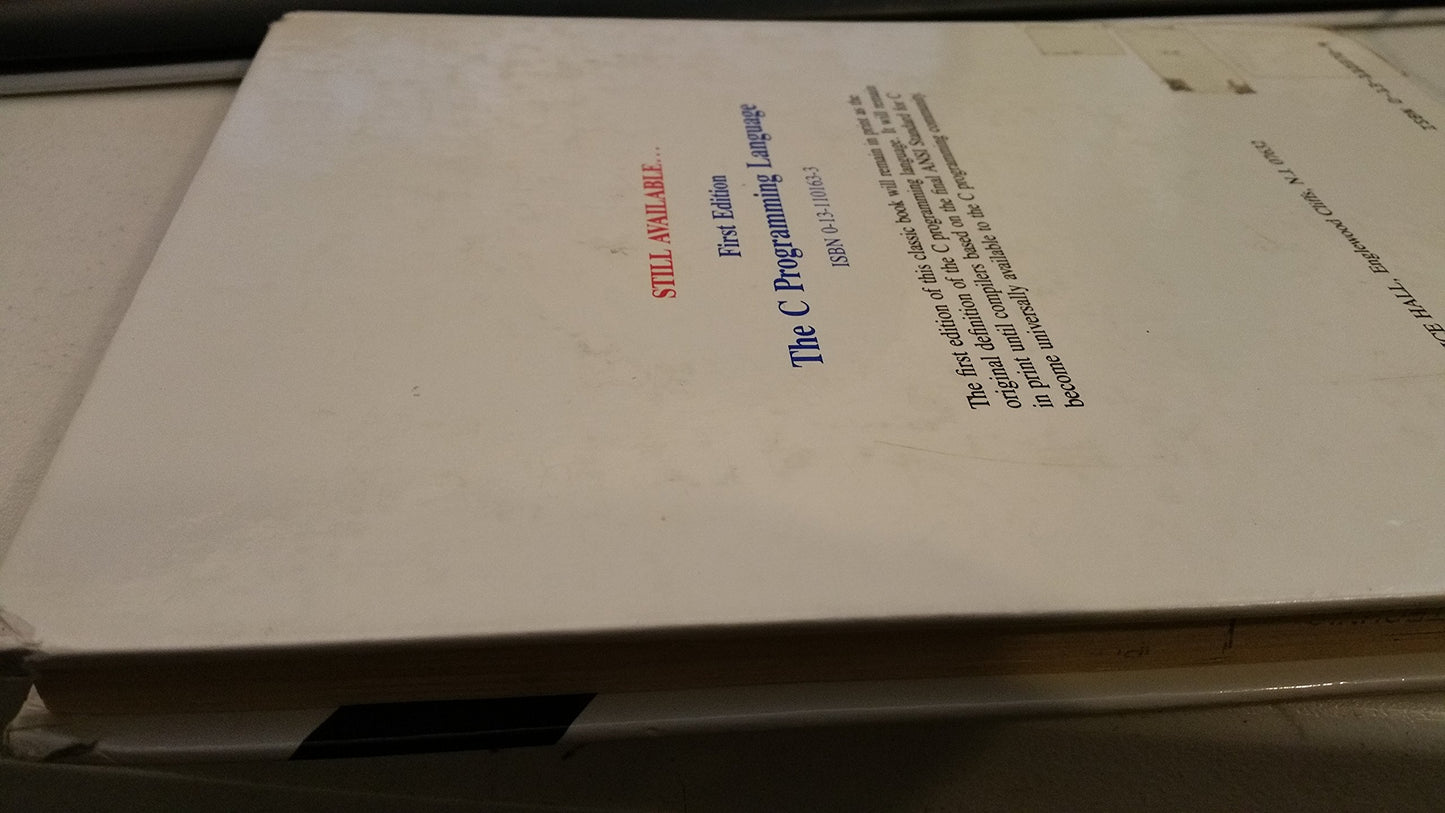 C Programming Language, 2nd Ed by Kernighan, Brian W.