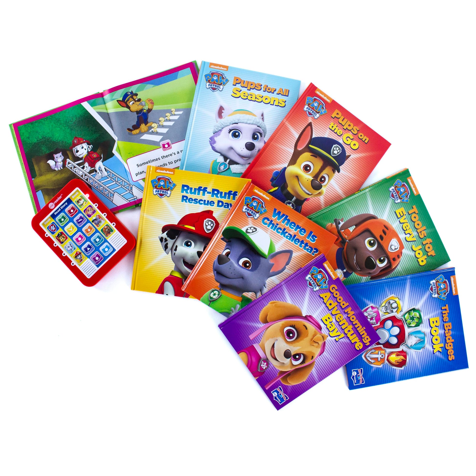 Nickelodeon Paw Patrol Chase, Skye, Marshall, and More! - Me Reader Electronic Reader and 8 Sound Book Library - PI Kids