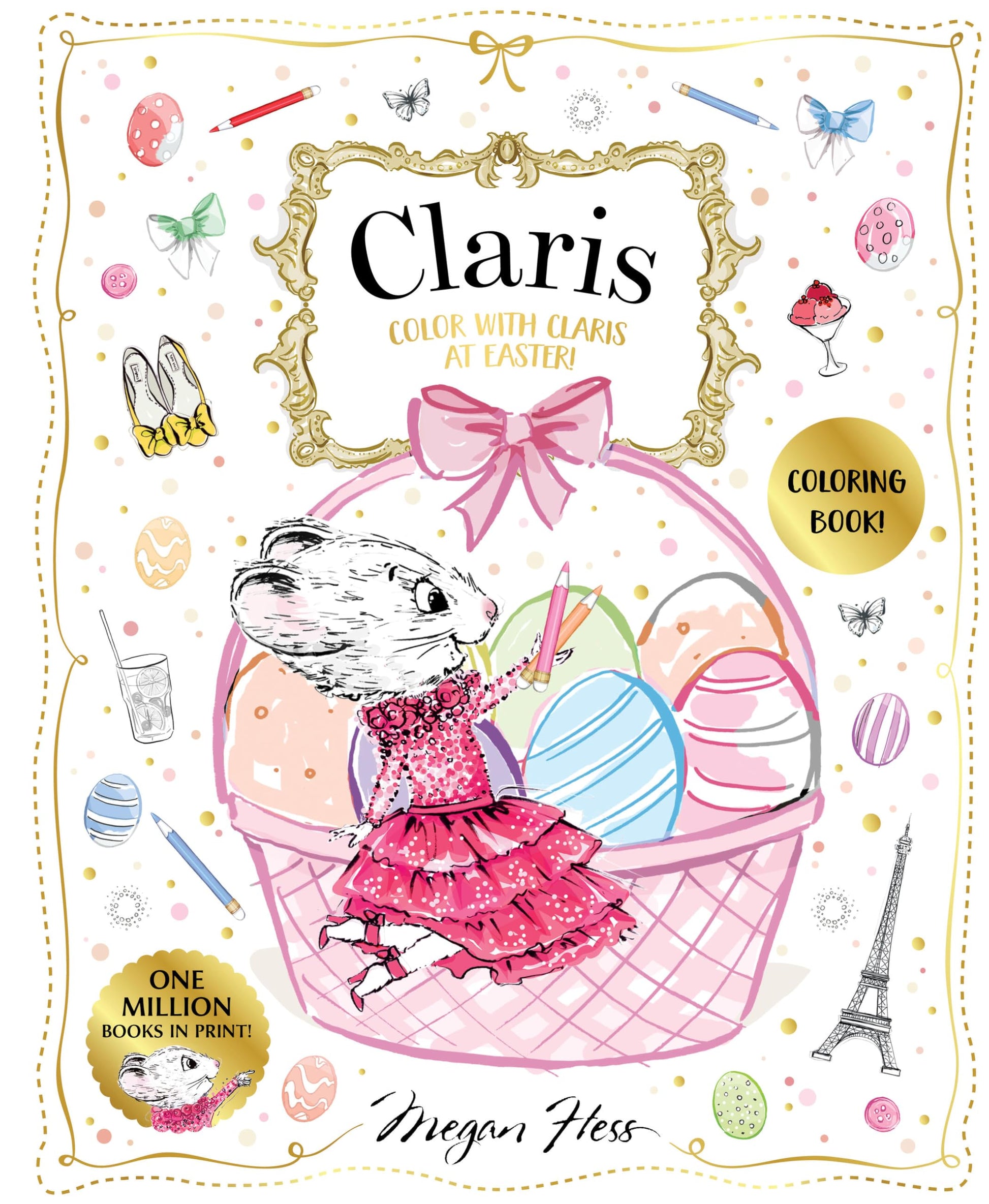 Color with Claris at Easter!: A Claris: The Chicest Mouse in Paris Activity Book