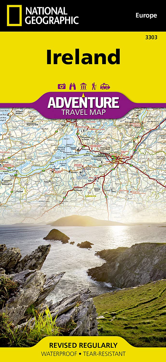 Ireland Map (National Geographic Adventure Map, 3303)