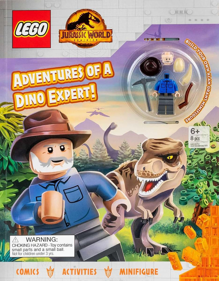 LEGO Jurassic World: Adventures of a Dino Expert! (Activity Book with Minifigure)