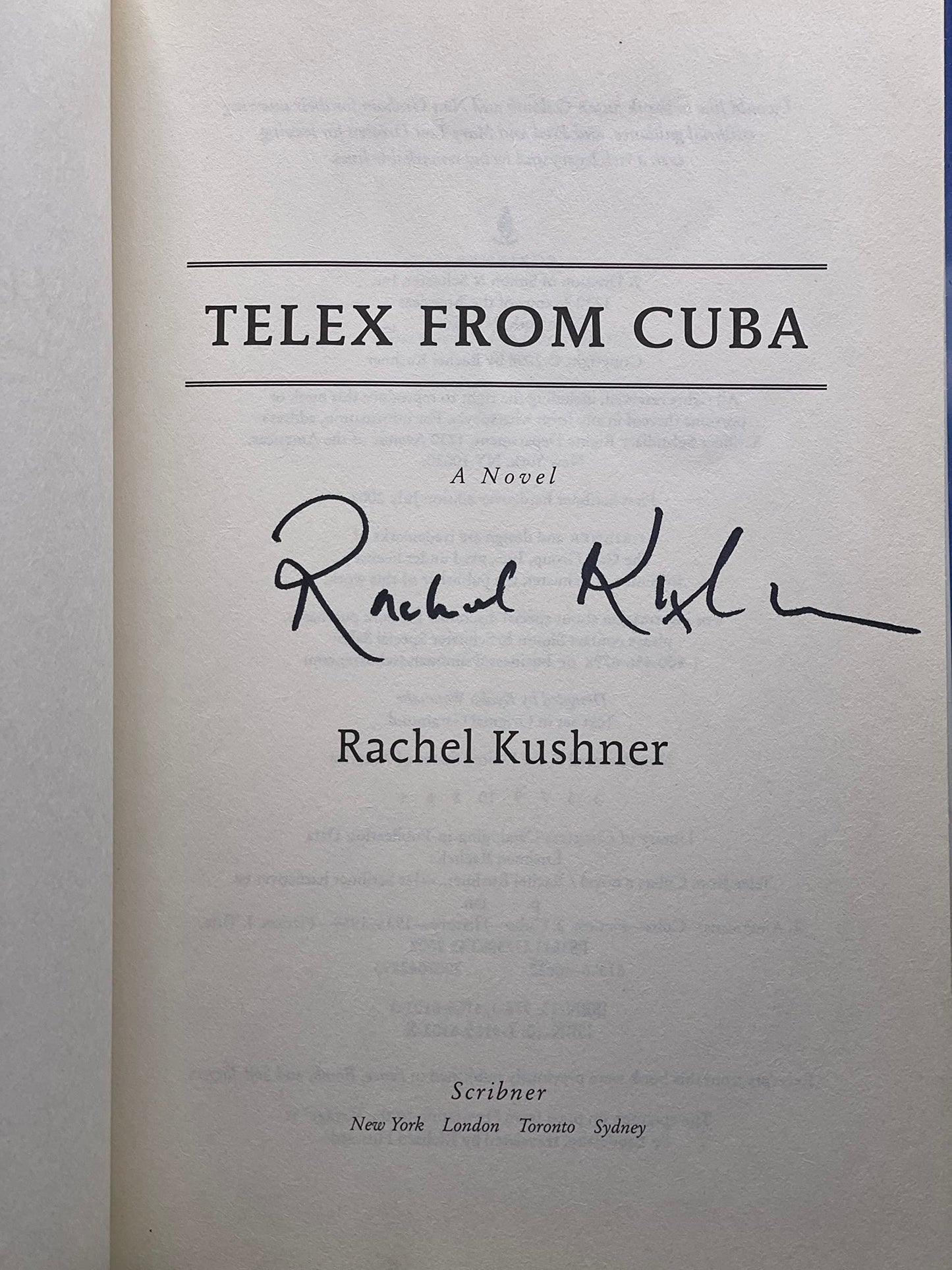 Telex from Cuba: A Novel