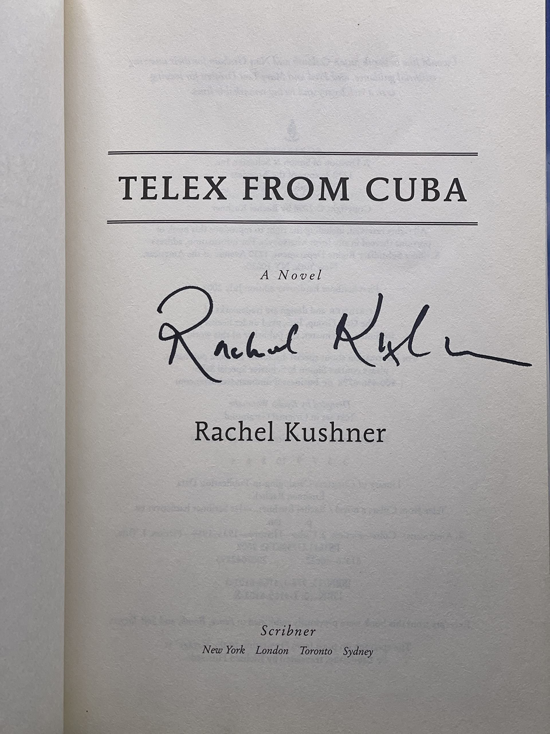 Telex from Cuba: A Novel