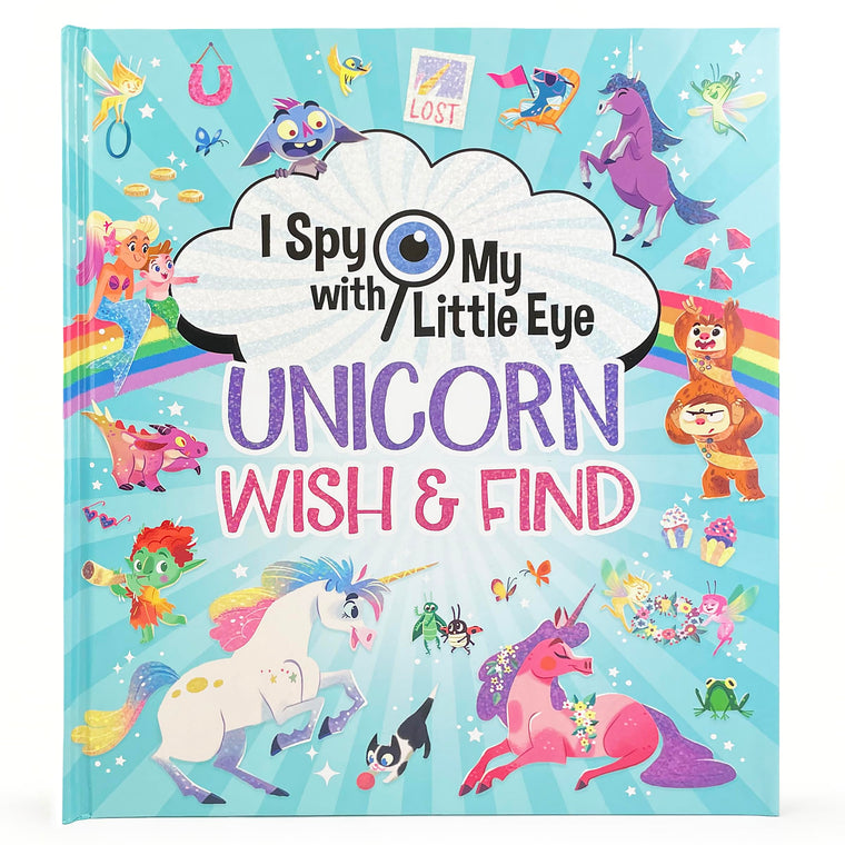 I Spy With My Little Eye Unicorn Wish & Find - Kids Search, Find, and Seek Activity Book, Ages 3, 4, 5, 6+