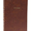 NKJV, Thinline Bible, Leathersoft, Brown, Red Letter, Comfort Print: Holy Bible, New King James Version