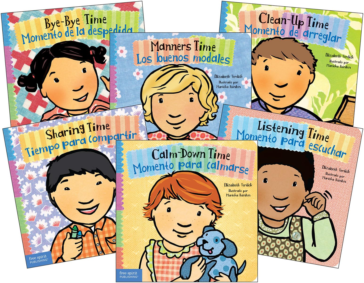 Toddler Tools Series Board Book Bilingual 6-Book Set (Toddler Tools Board Books) (Spanish and English Edition)
