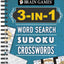 Brain Games - 3-In-1: Word Search, Sudoku, Crosswords