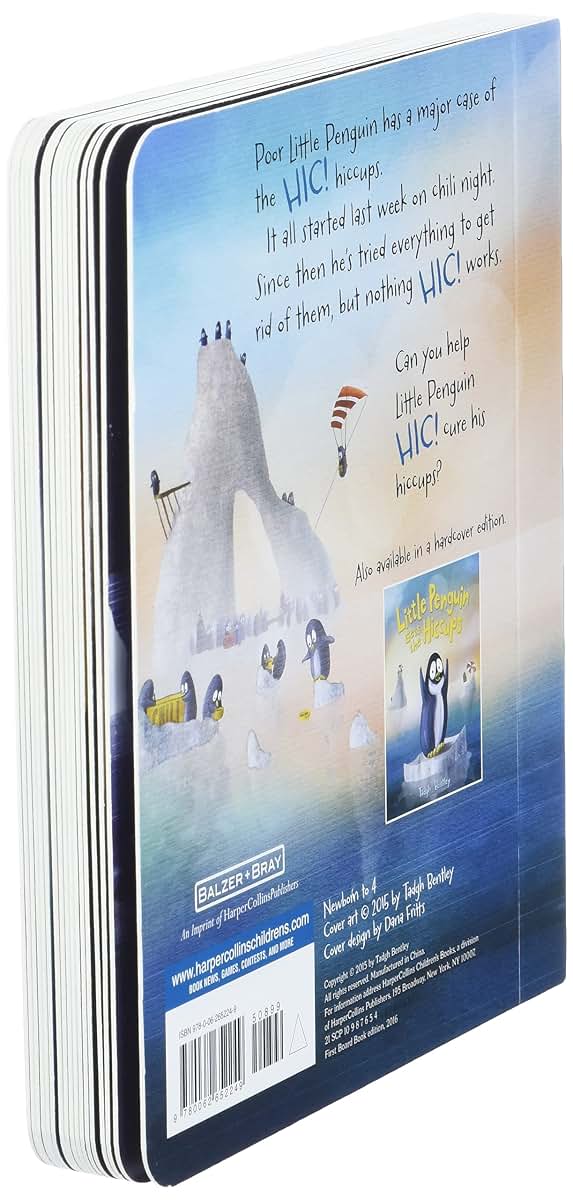 Little Penguin Gets the Hiccups Board Book