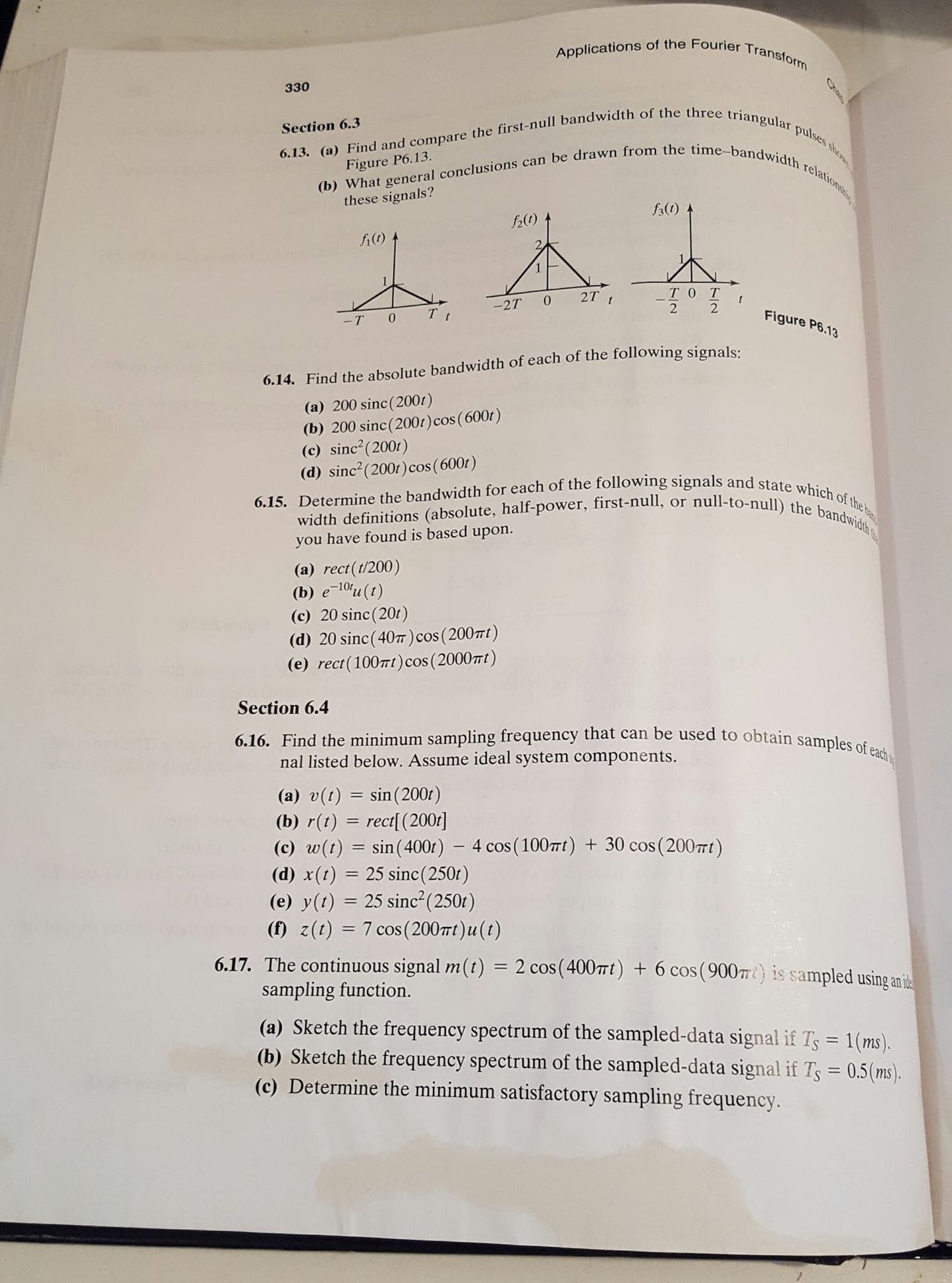Signals, Systems, & Transforms