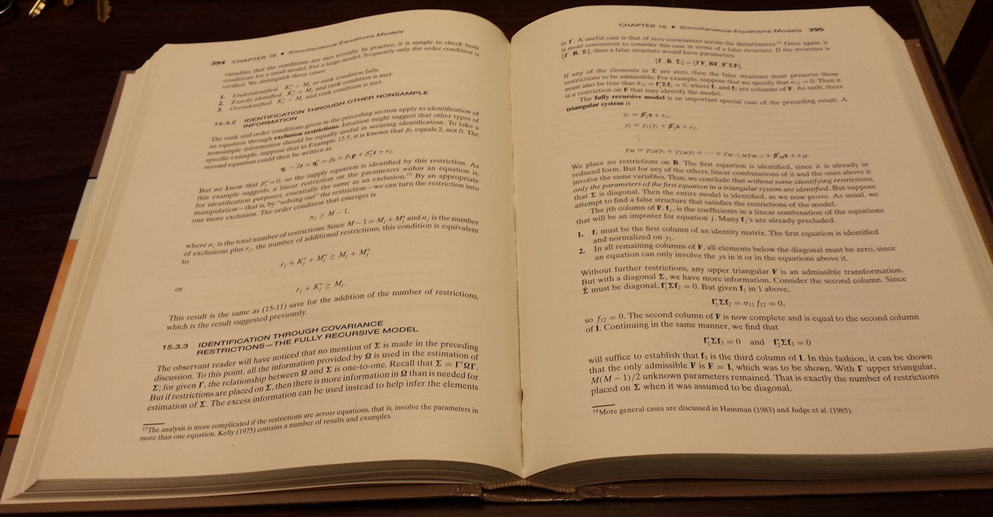 Econometric Analysis
