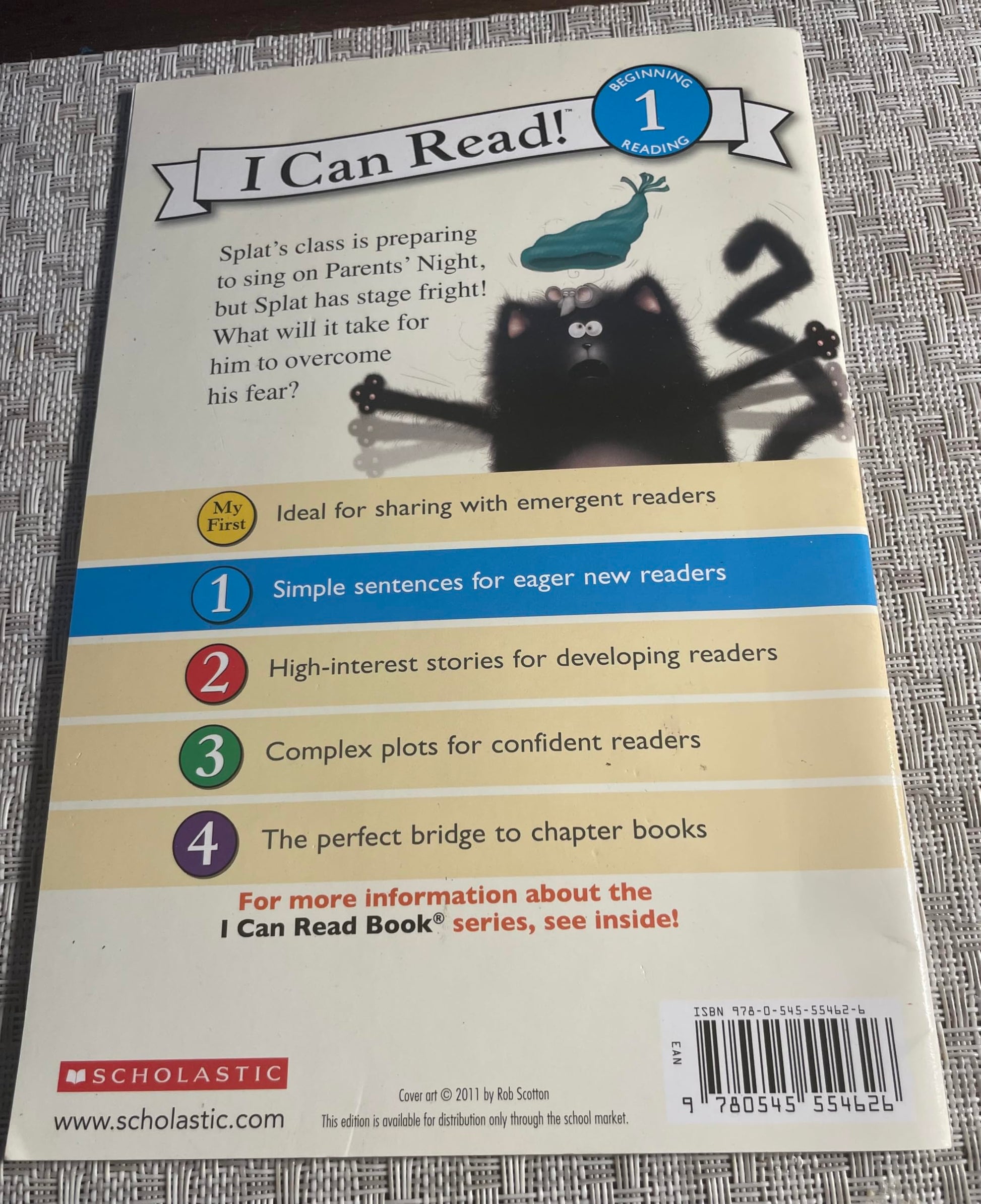 Splat the Cat: Splat the Cat Sings Flat (I Can Read Level 1)