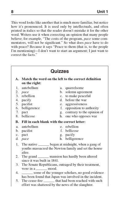 Merriam-Websters Vocabulary Builder - Perfect for prepping for SAT, ACT, TOEFL, & TOEIC