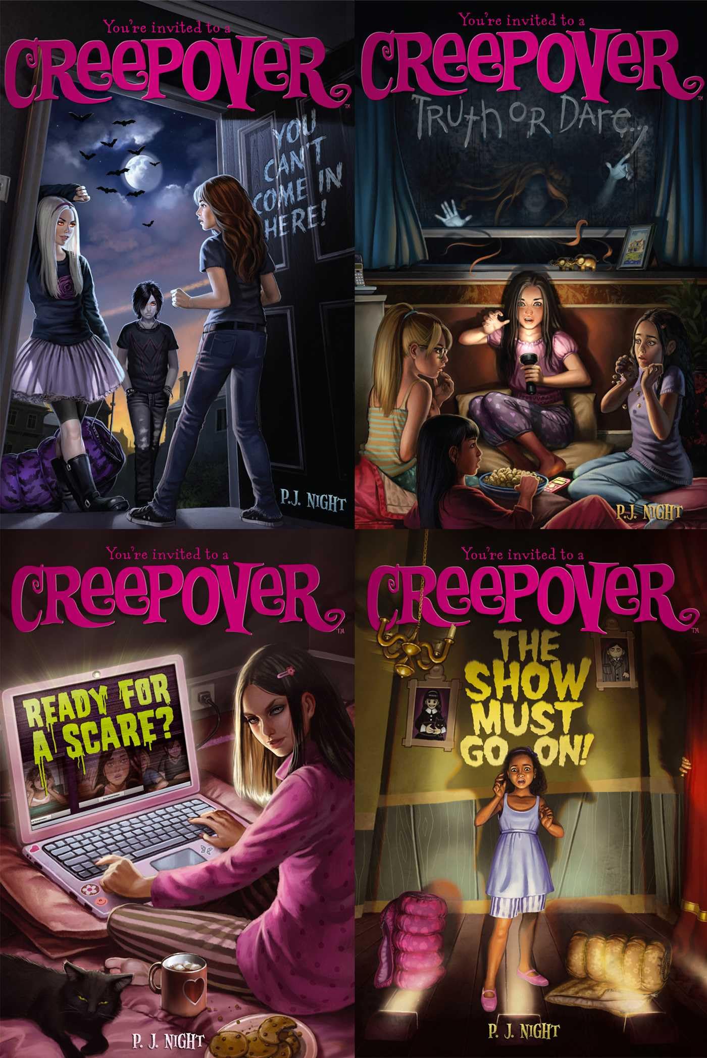 You're Invited to a Creepover Collected Set: Truth or Dare..