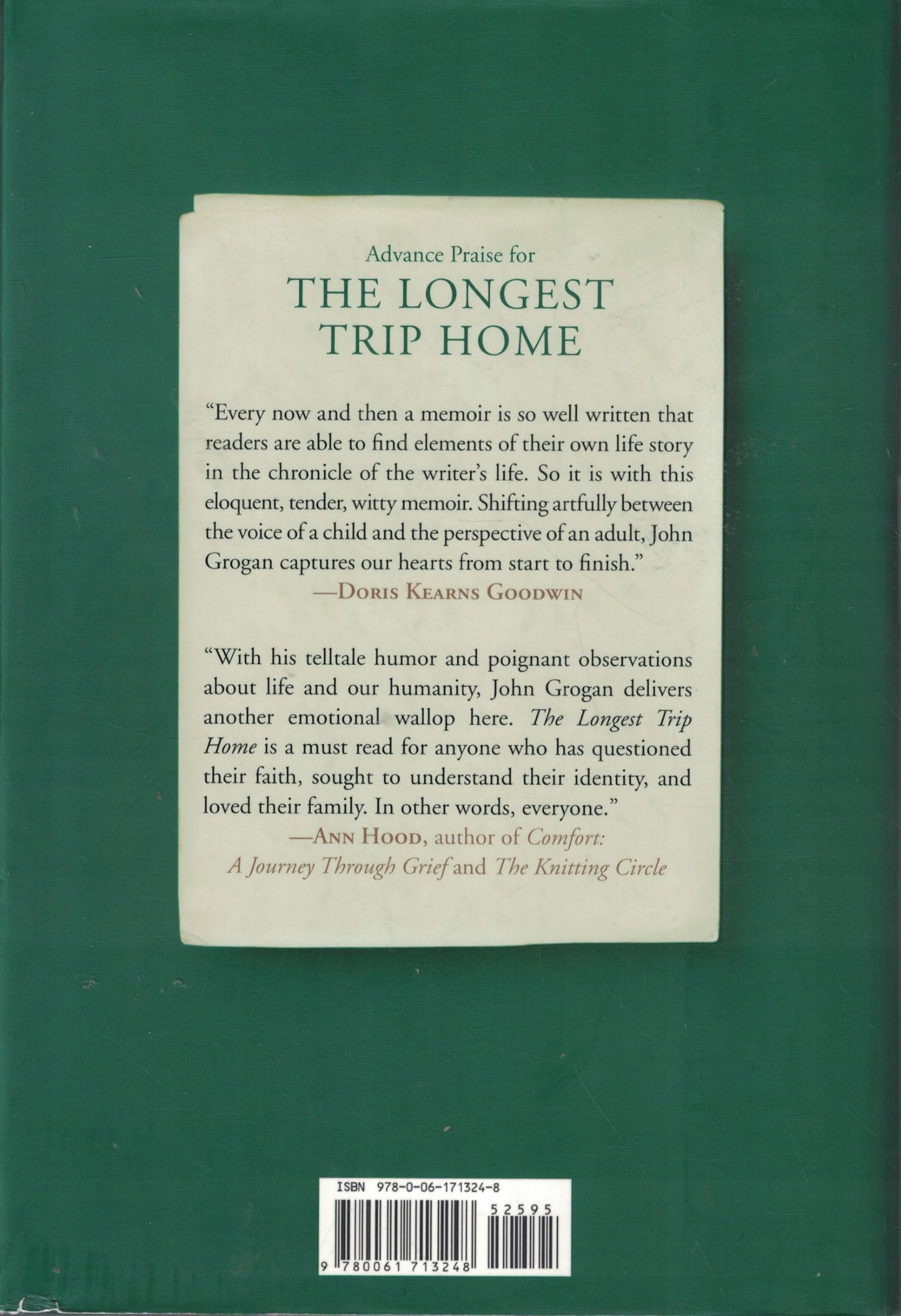 The Longest Trip Home: A Memoir