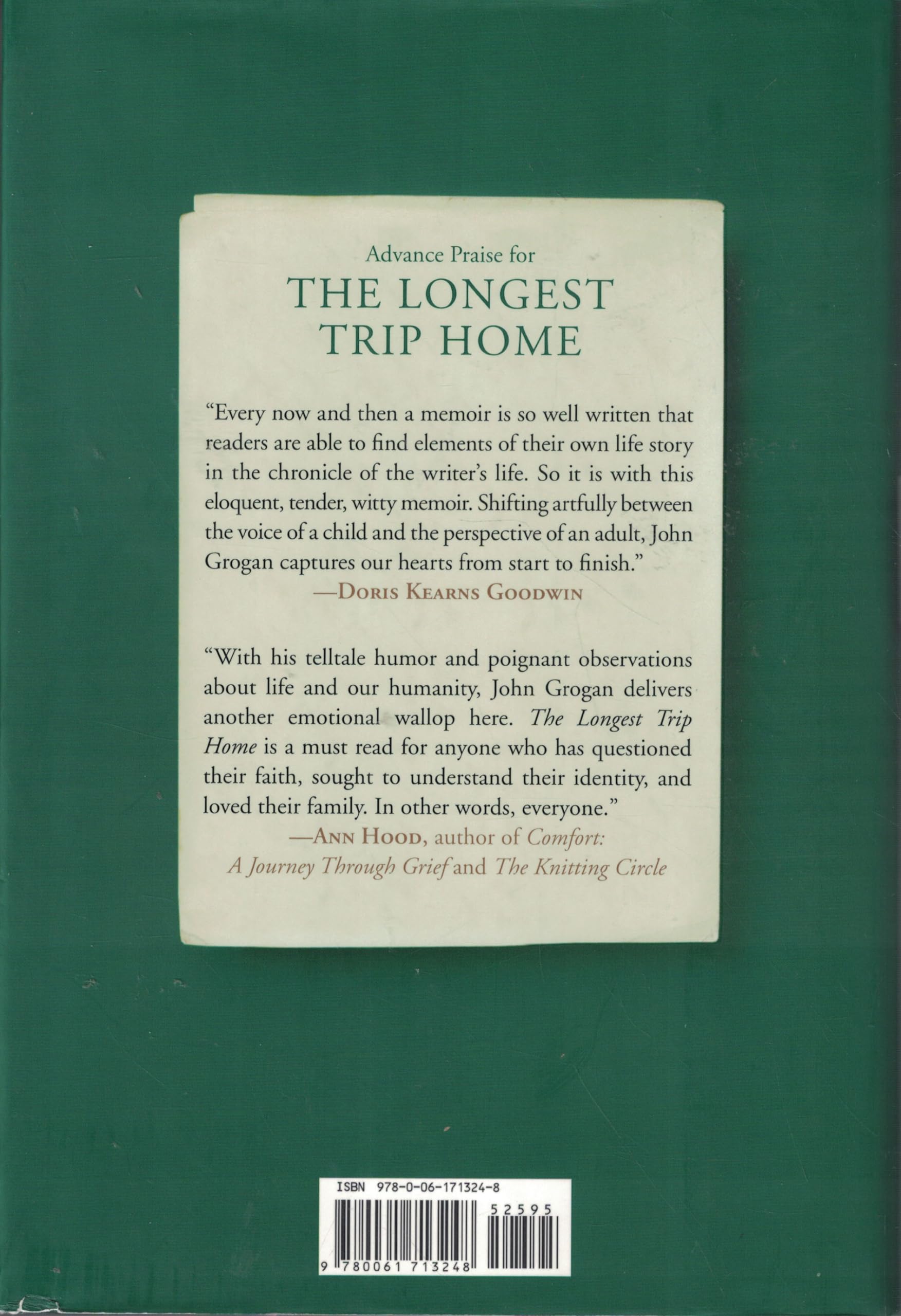 The Longest Trip Home: A Memoir