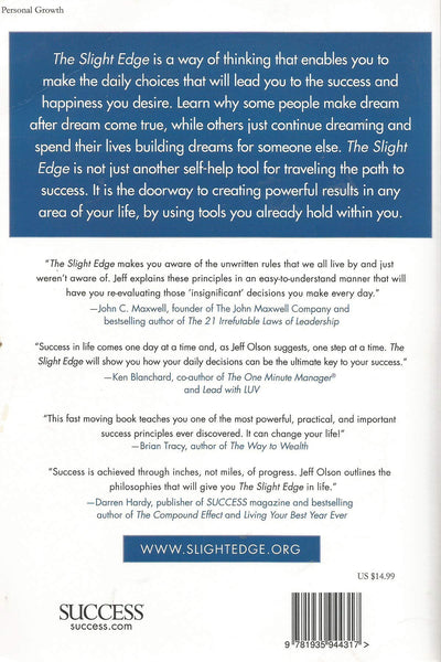 The Slight Edge by Jeff Olson