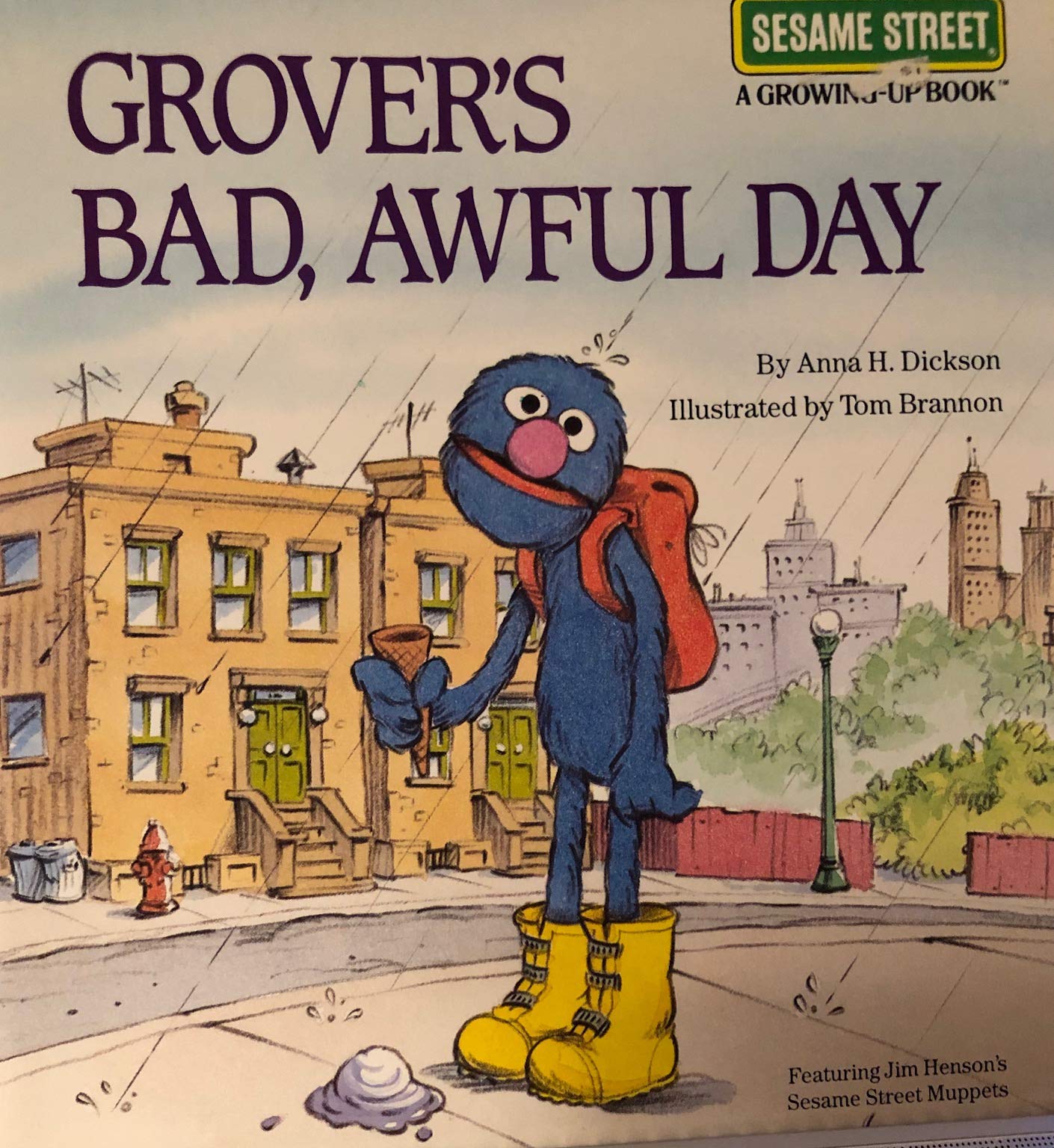 Grover's Bad, Awful Day (Sesame Street Growing-Up) by Anna H