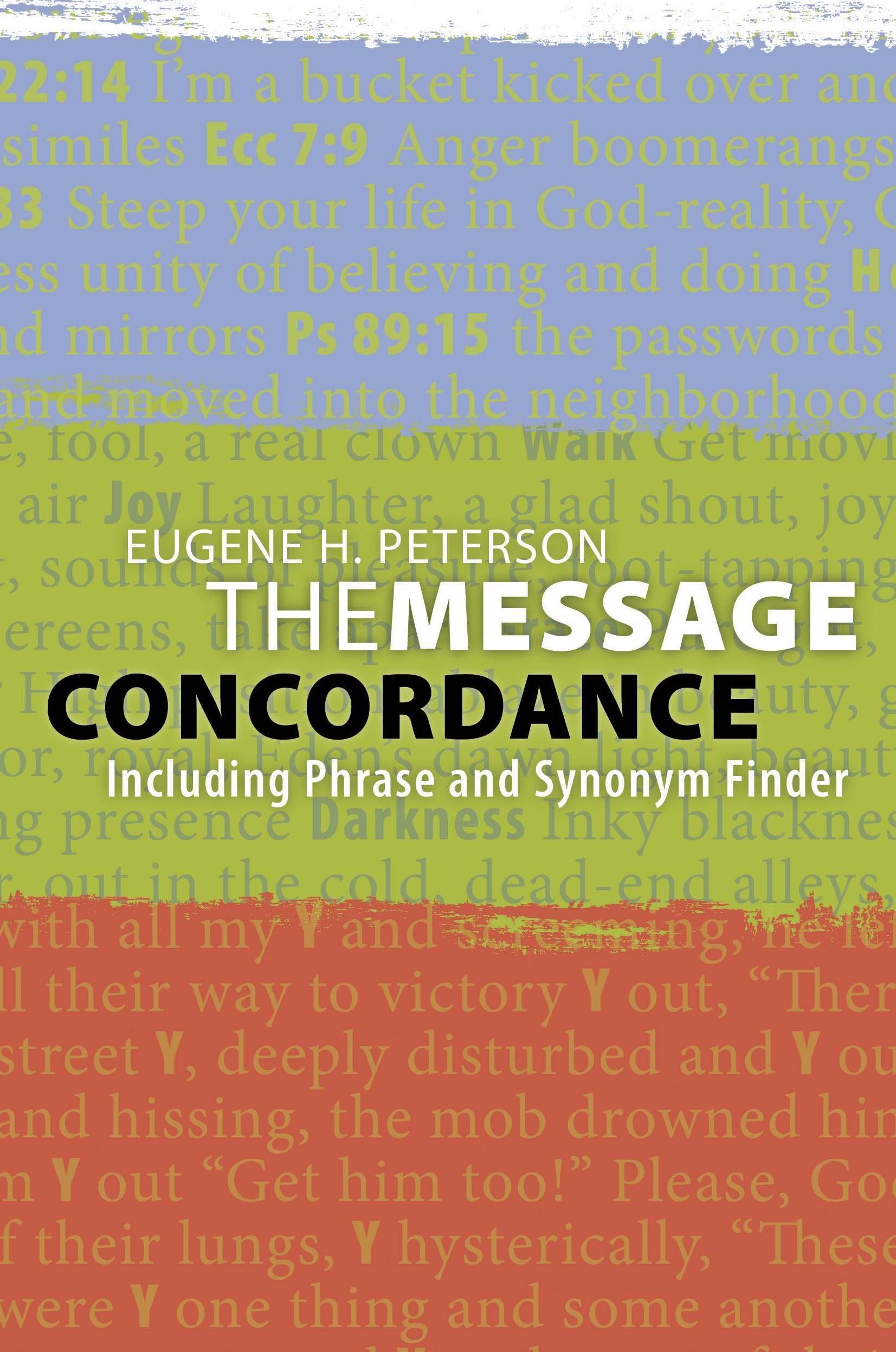 The Message Concordance: Including Phrase and Synonym Finder