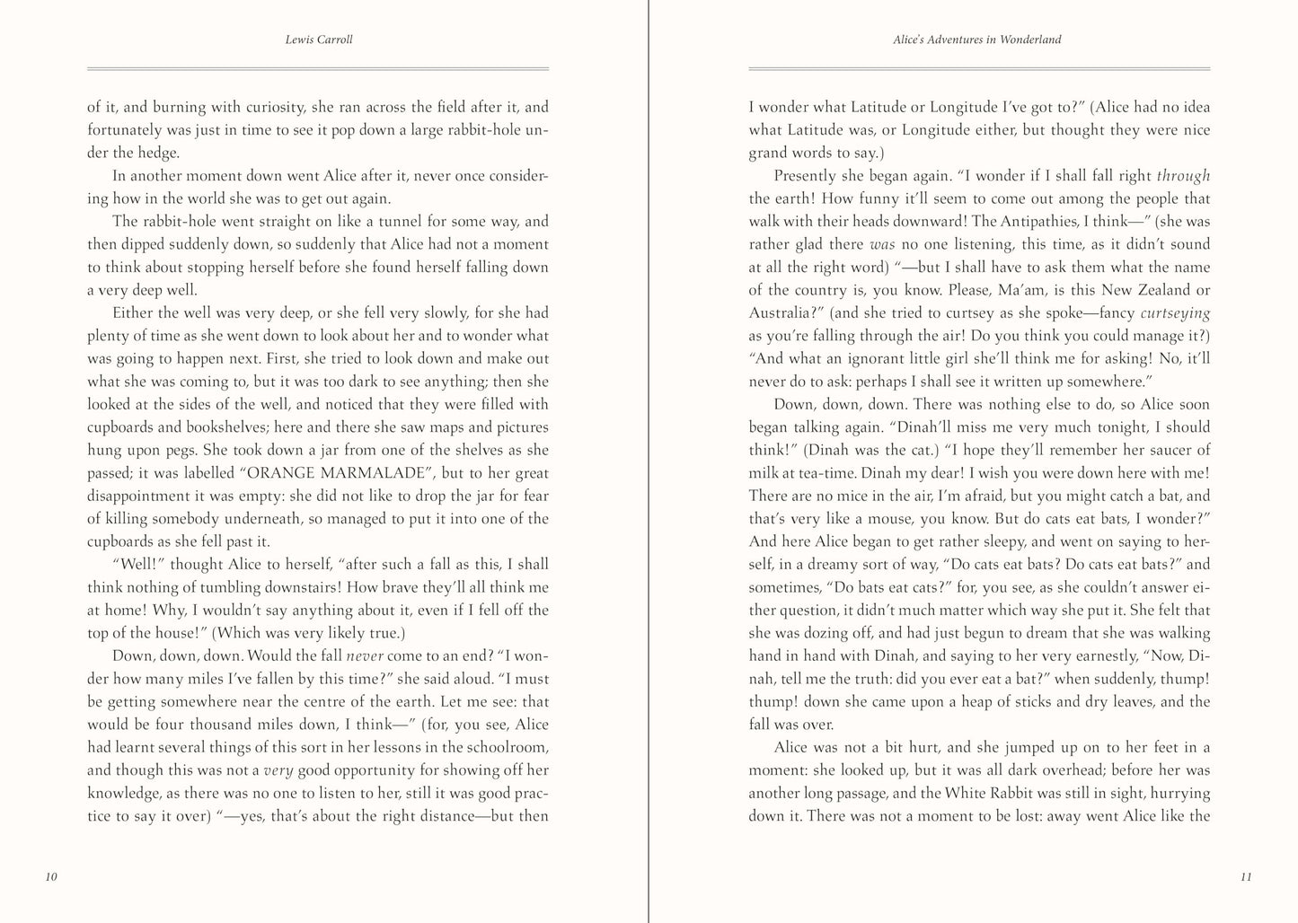 Alice's Adventures in Wonderland and Through the Looking Glass (Masterpiece Library Edition)