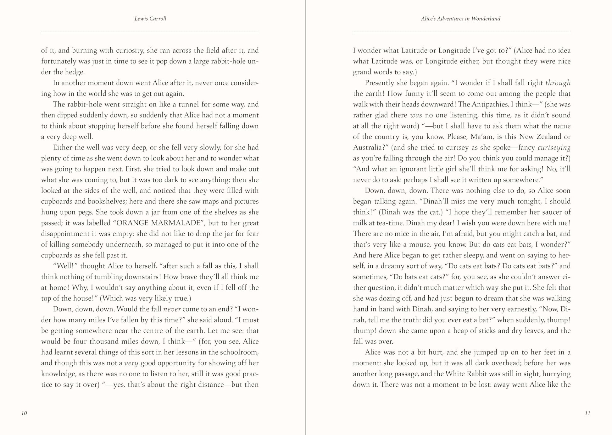 Alice's Adventures in Wonderland and Through the Looking Glass (Masterpiece Library Edition)