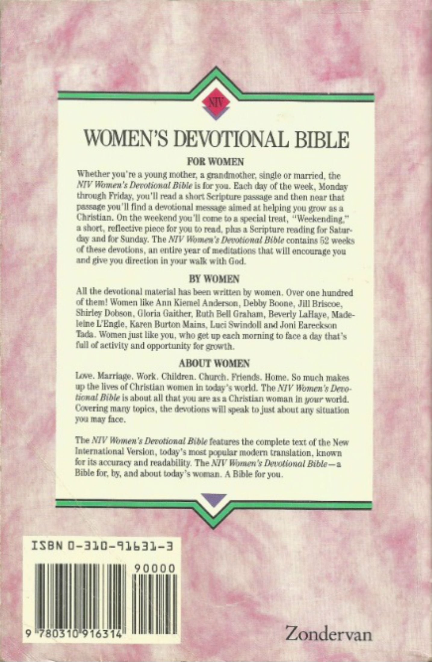 NIV Women's Devotional Bible