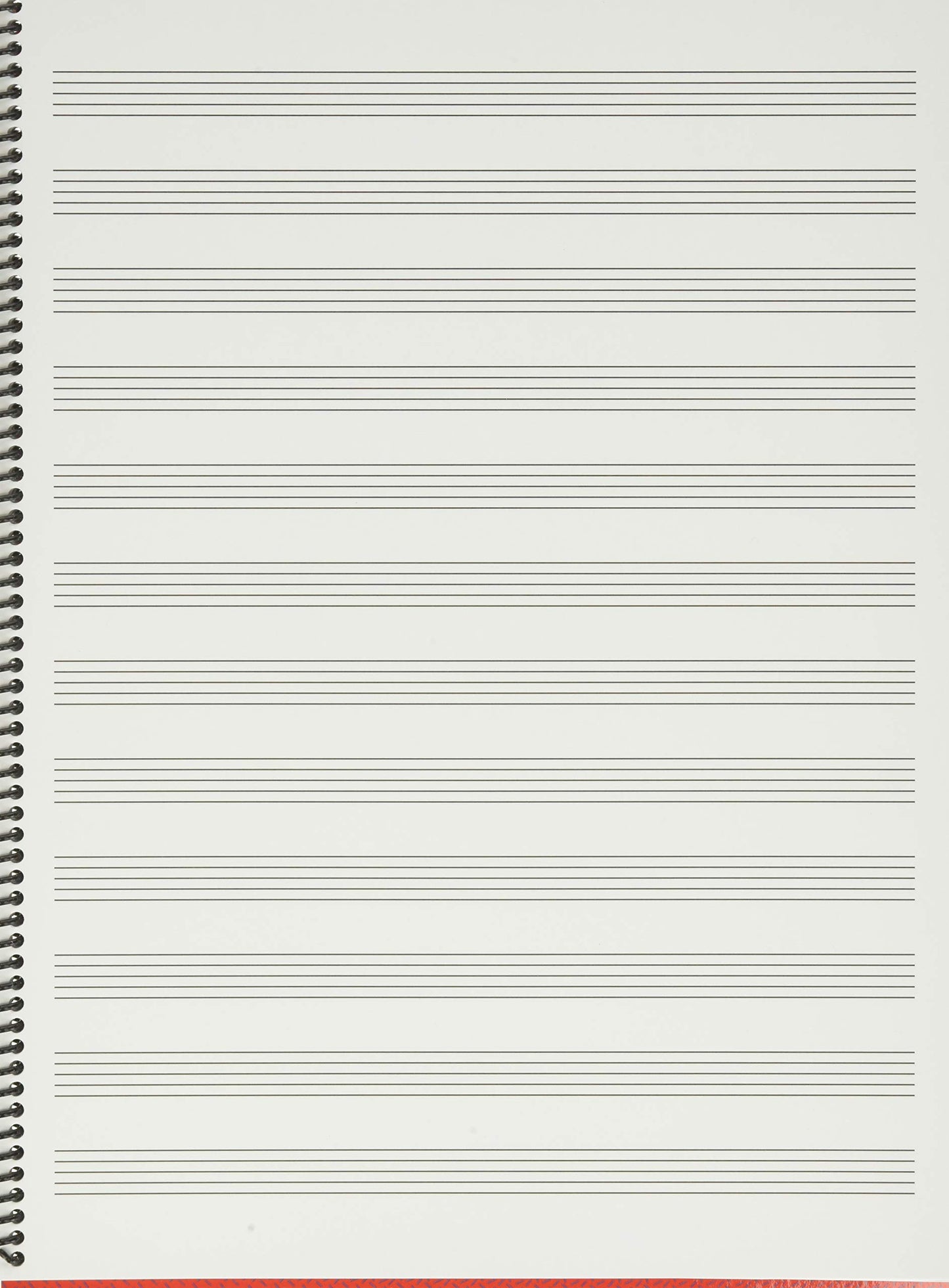 Spiral Book 12-Stave - Passantino Manuscript Paper  High-Quality Staff Paper for Composers, Students and Musicians (Passantino Music Papers)