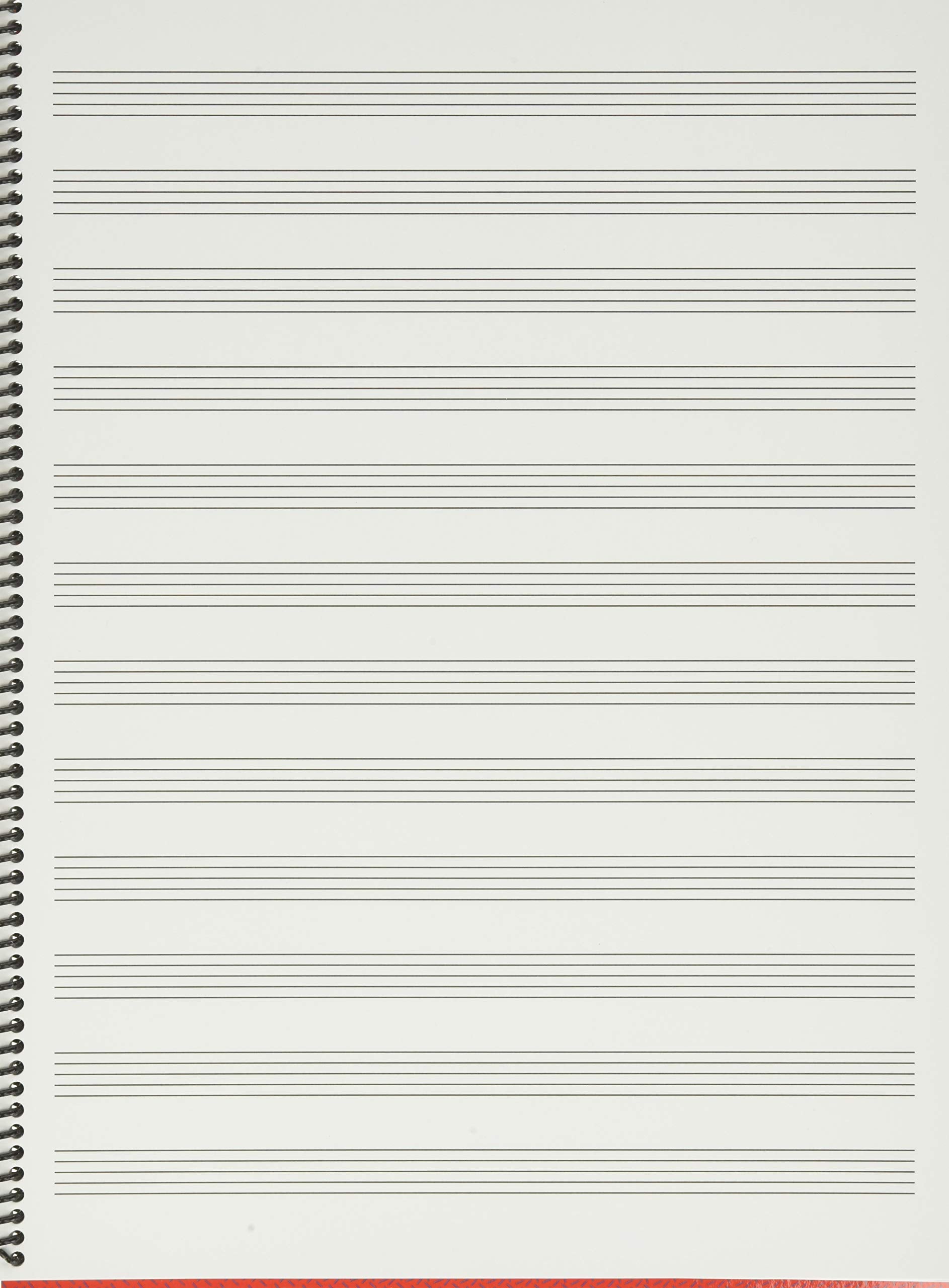 Spiral Book 12-Stave - Passantino Manuscript Paper  High-Quality Staff Paper for Composers, Students and Musicians (Passantino Music Papers)