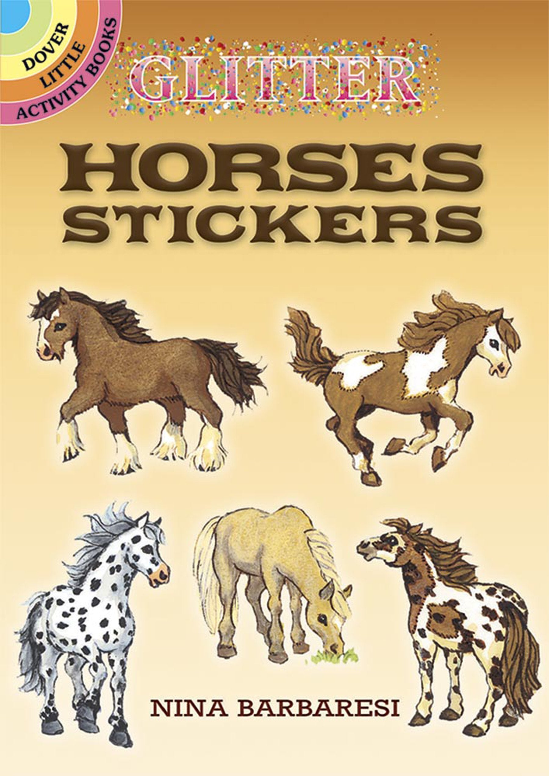 Glitter Horses Stickers (Dover Little Activity Books Stickers)