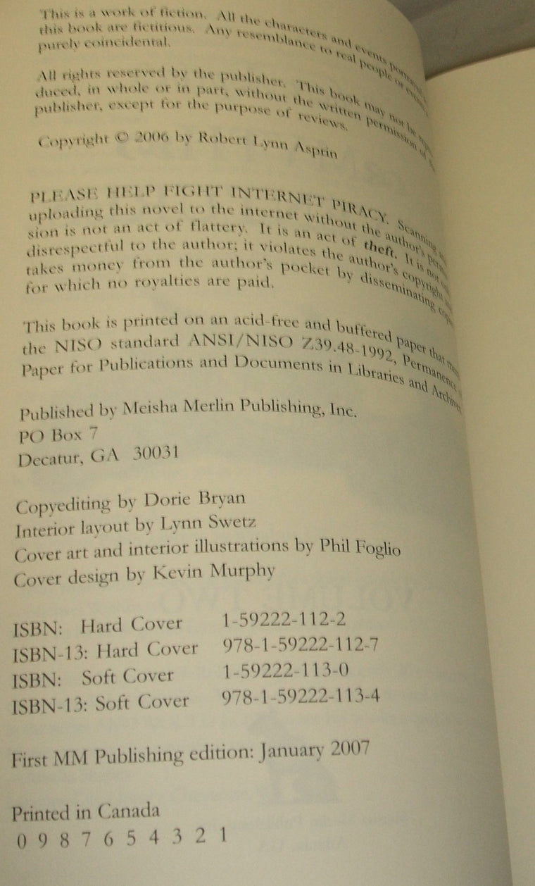 Robert Asprin's Myth Adventures 2 — back cover