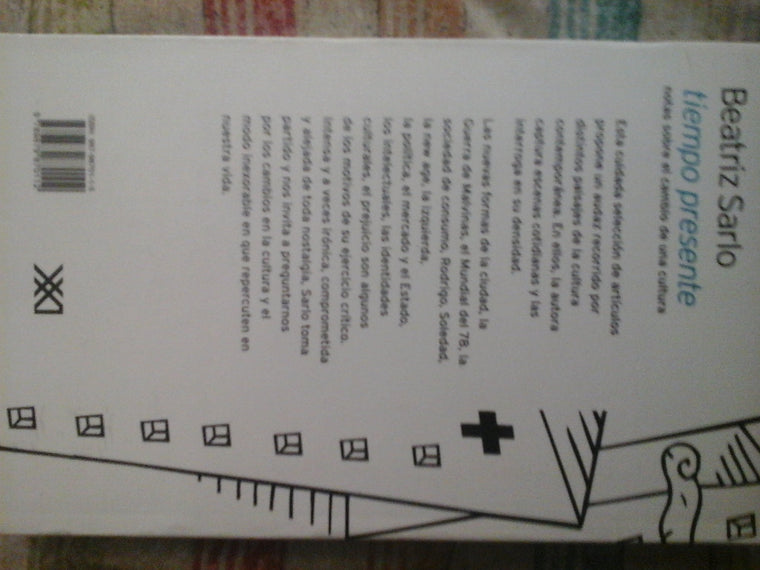 Tiempo presente: Notas sobre el cambio de una cultura (Spanish Edition) — back cover