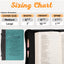 Christian Art Gifts Women's Fashion Bible Cover Serenity Prayer, Aqua/Black Faux Leather (Medium)