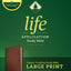 NLT Life Application Study Bible, Third Edition, Large Print (LeatherLike, Brown/Mahogany, Red Letter)