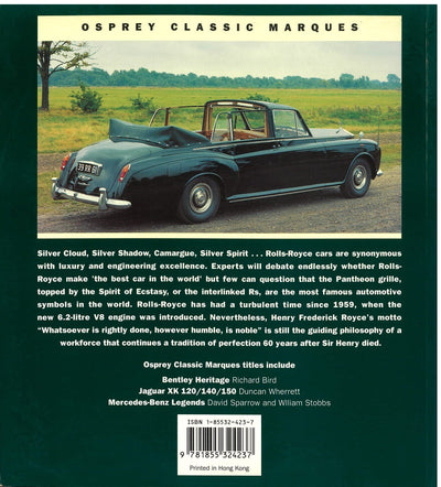 Rolls-Royce V8s: The Modern Era (Osprey Classic Marques)