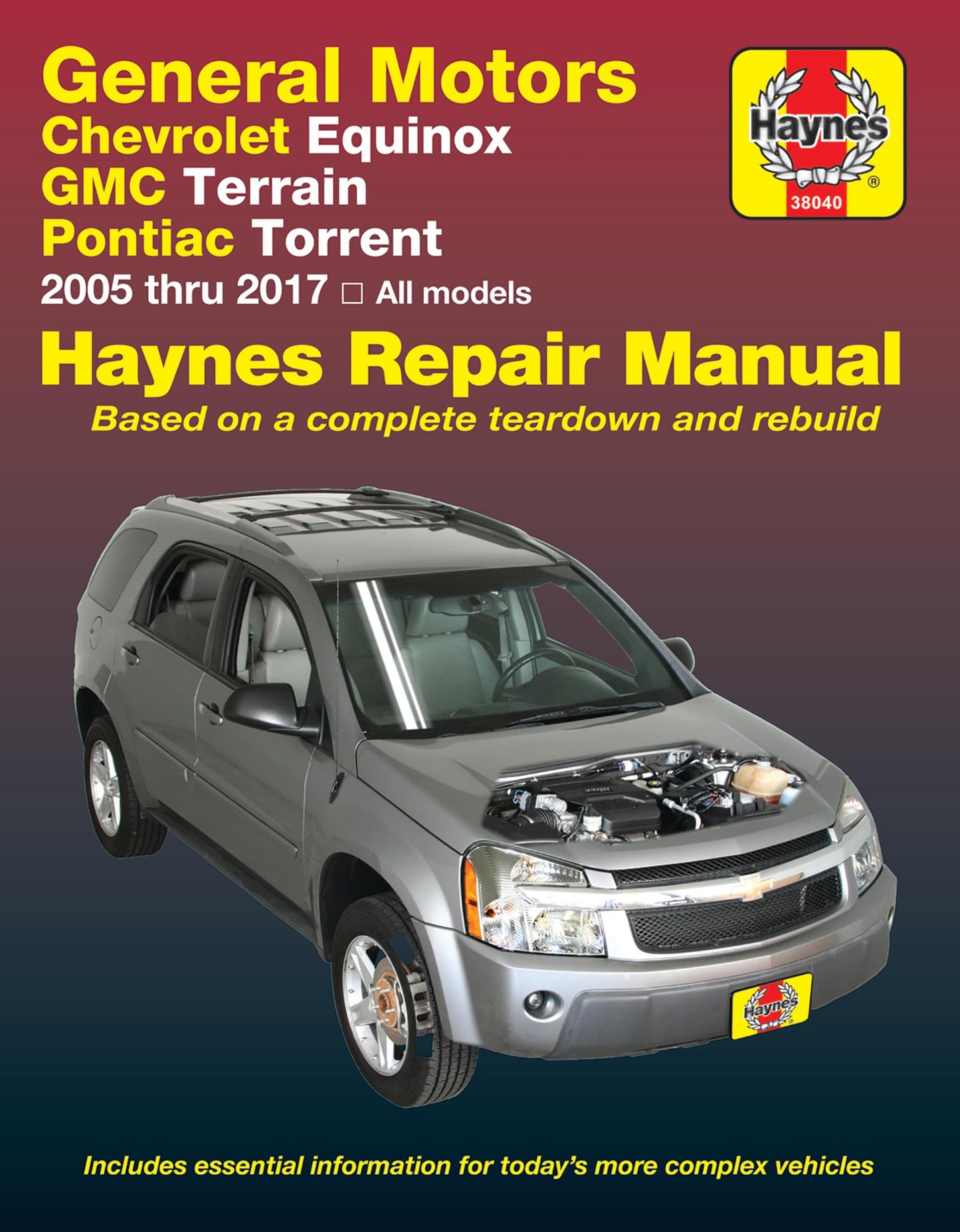Chevrolet Equinox (05-17), GMC Terrain (10-17) & Pontiac Torrent (06-09) Haynes Repair Manual