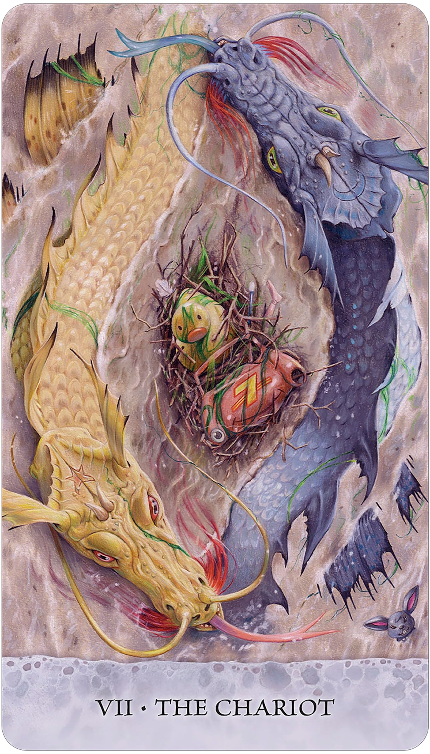 Tarot of Tides: The Adventures of a Duck Named Bob-Unique 78-Card Tarot Deck and 164-Page Guidebook, Imaginative Storytelling, Fantasy Artwork, Toy Duck Heros Journey
