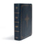 CSB Ancient Faith Study Bible, Navy LeatherTouch, Black Letter, Church Fathers, Study Note Commentary, Articles, Profiles, Easy-to-Read Bible Serif Type