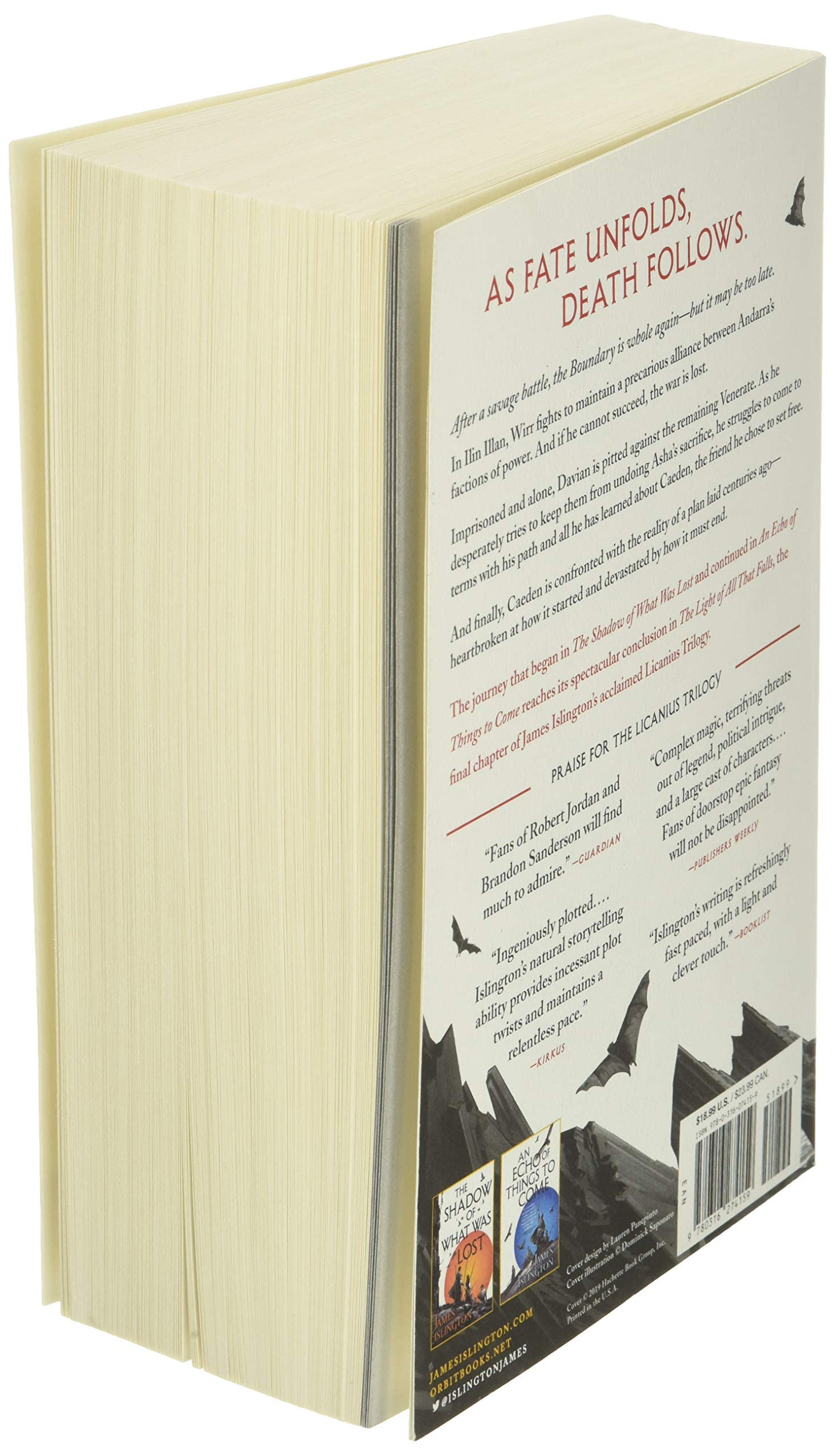 The Light of All That Falls (The Licanius Trilogy, 3)