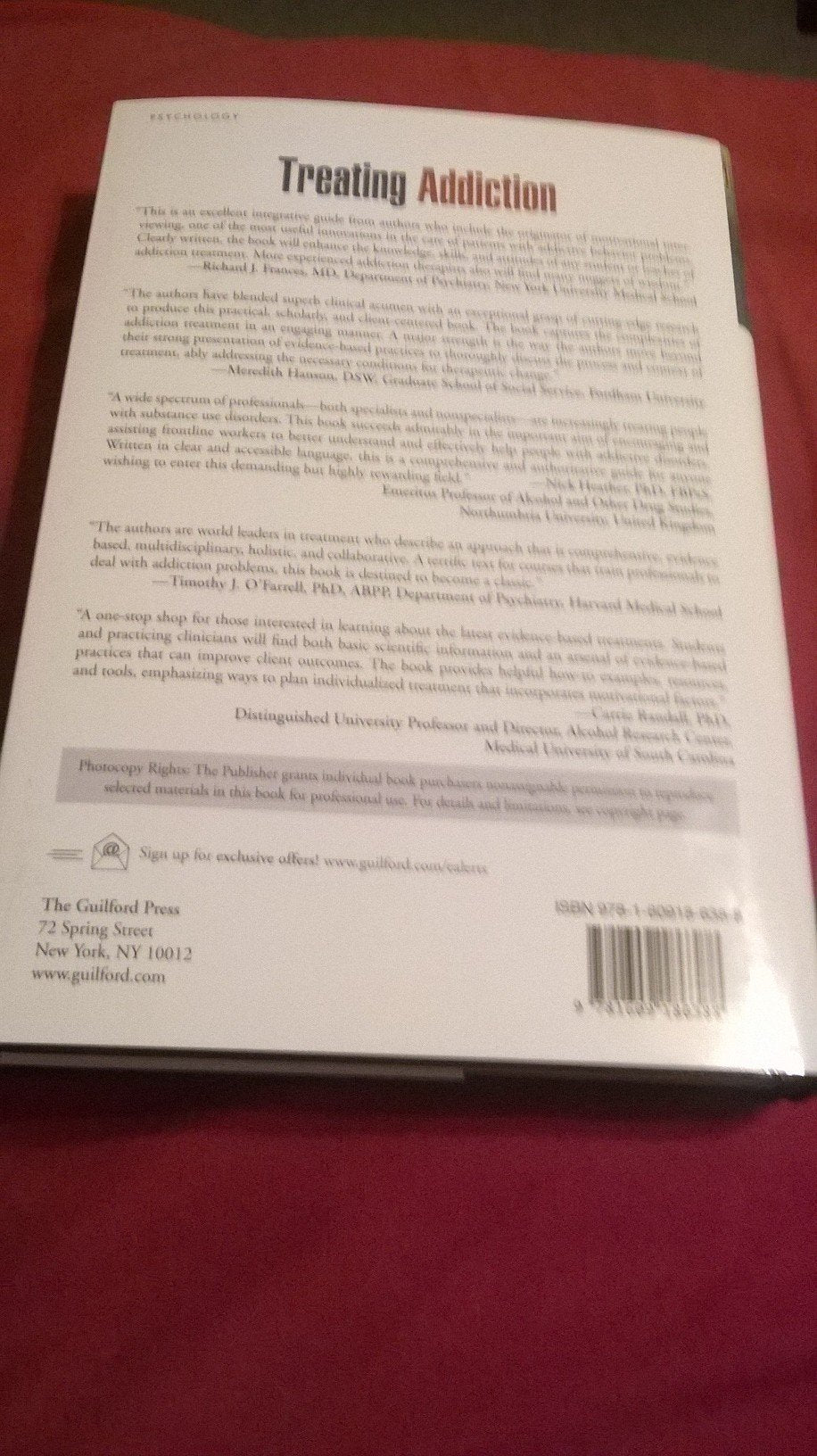 Treating Addiction: A Guide for Professionals by William R.