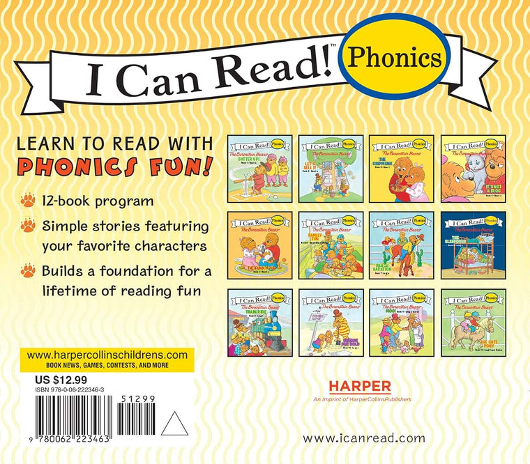 The Berenstain Bears 12-Book Phonics Fun!: Includes 12 Mini-