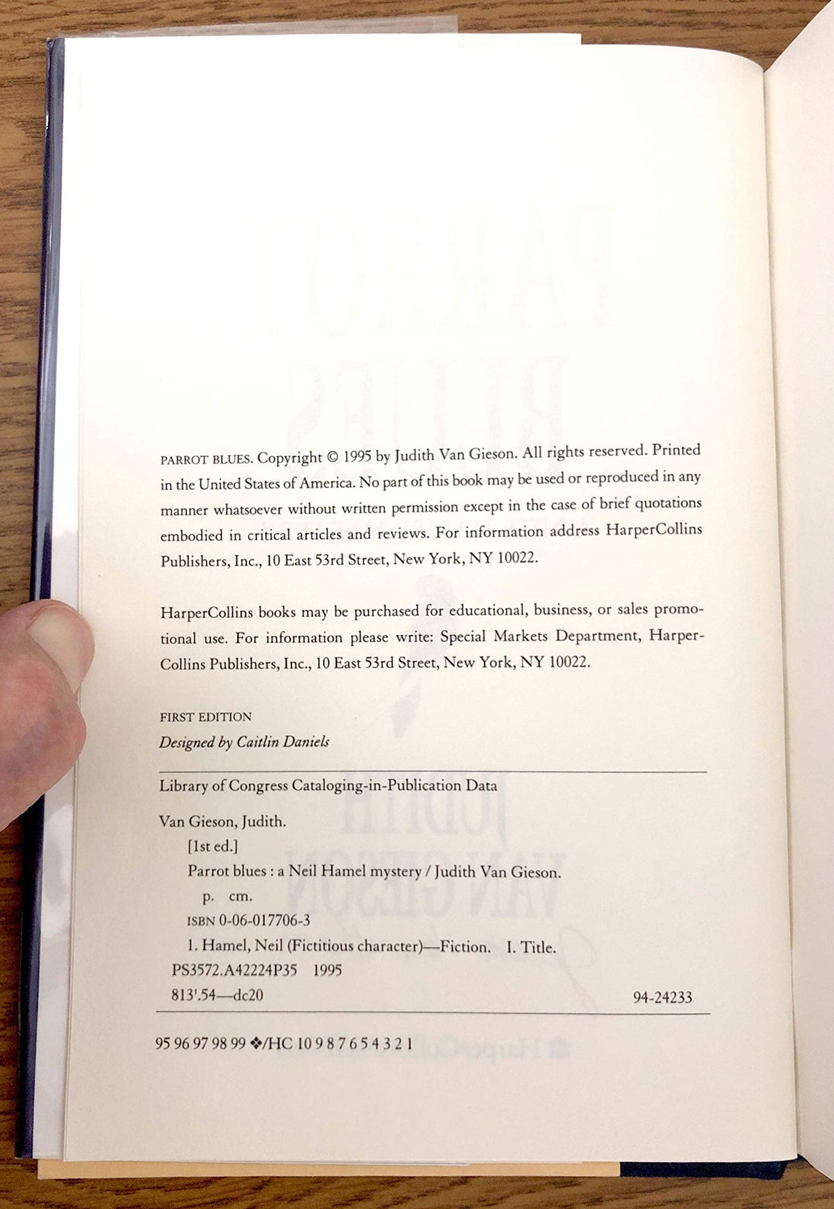 Parrot Blues: A Neil Hamel Mystery